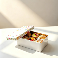 Boîte Cadeau Rectangulaire Personnalisée en Fer Blanc Qualité Alimentaire pour Bonbons et Biscuits – Boîte Métallique de Rangement