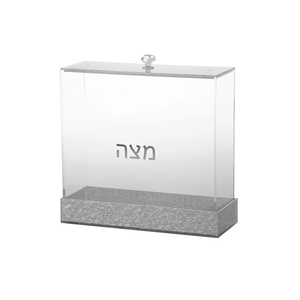 台式方形Lucite Matzon包装盒Judaica丙烯酸Matza托盘用于沙巴和Yomim <span class=keywords><strong>Tovim</strong></span> - Product Image 3