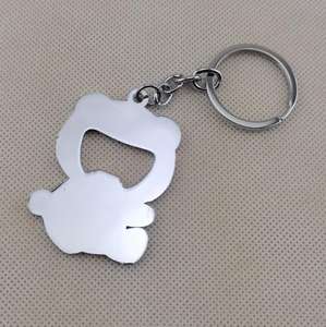 Llavero con abrebotellas de Panda creativo de China, regalo novedoso, llavero colgante de <span class=keywords><strong>Metal</strong></span>, aleación de Zinc - Product Image 3