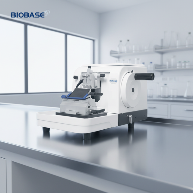 BIOBASE Cryostat Microtome with Precision Cross-Roller Guide Stainless Steel Holder OEM Customizable for Lab