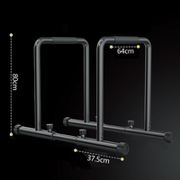 DP8225 Barre de fitness portable avec connecteur de sécurité Barre d'exercice parallèle robuste pour l'entraînement de rue Calisthenics