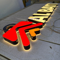 Lettres 3D personnalisées pour la publicité, logo de magasin, signalétique, lettres en acrylique, enseigne LED intérieure, enseigne de magasin extérieure, mur de magasin, signalétique 3D