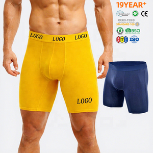 <span class=keywords><strong>Boxer</strong></span> Lunghi in Cotone Personalizzati, Certificati REACH, Morbidi e Confortevoli, Slip e <span class=keywords><strong>Boxer</strong></span> da Uomo per Bodybuilding - Product Image 2