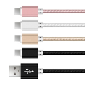 สายชาร์จโทรศัพท์ USB C 150cm, สายชาร์จซิงค์ข้อมูลไนลอนชนิด C สาย USB ชาร์จเร็วสำหรับ <span class=keywords><strong>OnePlus</strong></span> Xiaomi Huawei Samsung S10 - Product Image 1