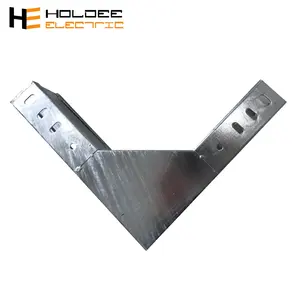 Hongyi frp aluminum bend cable tray elbow brackets china bridge corrosion resistance according to size