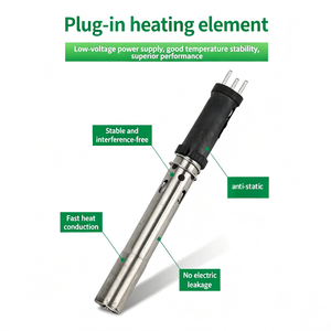 Elemento Calefactor para Soldador de 150W, 12V-24V CC, Aleación de Aluminio, Diseño de Lápiz Estándar para Soldadura Electrónica - Product Image 5