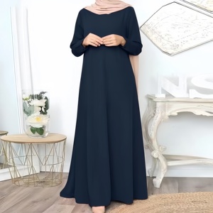 chinese dress ladies Long Sleeve Criss Cross Maxi Dress main image 1