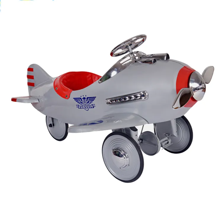 Retro Classic Style New meta airplane shape design Kids Ride on Toy Car