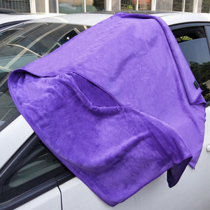 Serviette de lavage de voiture en microfibre 180x80 cm, épaisse et brossée, absorbante, pour le nettoyage et l'entretien automobile - Product Image 3