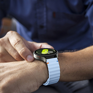 Cinturino Morbido e Traspirante da 20mm, Sportivo e di Lusso, Sostituibile per Samsung Galaxy Watch 7 FE/<span class=keywords><strong>5</strong></span> <span class=keywords><strong>Pro</strong></span>/6/4, Cinturini in Silicone da 20mm - Product Image 5