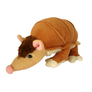 Peluche de armadillo realista con textura marrón, animal de peluche para la educación sobre la vida silvestre - Product Image 6