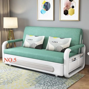 <span class=keywords><strong>Canapé</strong></span>-lit moderne pliable de haute qualité avec rangement, <span class=keywords><strong>convertible</strong></span> multifonctionnel pour salon, usage hôtelier, <span class=keywords><strong>housse</strong></span> amovible en tissu - Product Image 5