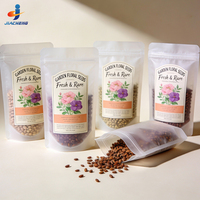 Emballage biodégradable en PLA pour semences de jardin, plantes agricoles, engrais, fleurs, légumes, emballage en sachet debout