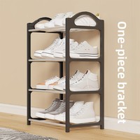 Petit porte-chaussures en métal peu encombrant, montage simple, rangement domestique pour salon et dortoirs, pour étagères et supports à chaussures