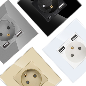 Bingoelec nhà pháp phích cắm điện Schuko điện sạc nhanh Loại C tường ổ cắm với cổng <span class=keywords><strong>USB</strong></span> - Product Image 3