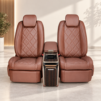 Sièges de luxe VIP CARRIDE Aero Captain pour MPV Van Alphard avec chauffage, refroidissement, ventilation, inclinaison électrique, cuir premium, exécutifs