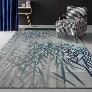 Tapis rectangulaire moderne, doux et personnalisé, Design populaire en ligne, fait à la main, de luxe, pour chambre à coucher et maison moderne - Product Image 1