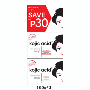 3 Pcs Kojic Xà Phòng 7 Ngày Làm Trắng Da Kojic Axit Xà Phòng Bán Buôn Sáng Da Tối Kojic Axit Xà Phòng Với Hộp - Product Image 6
