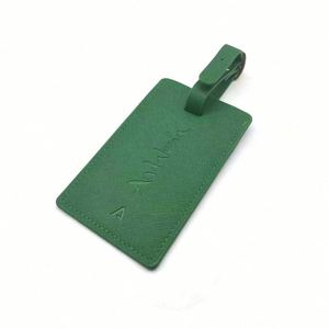 Customized Luxury Luggage Tag New Fashionable Anti-Loss Card Holder with <b>Letter</b> Pattern Leather Photo Card Holder - Product Image 3