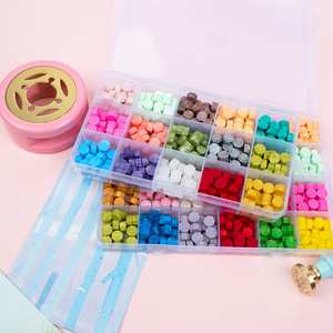 Kit complet de tampons à rouleaux pour sceau de cire en gros (Modèle HQYZPJ) - Origine Zhejiang, incluant des pastilles de cire, un pot de fusion, une cuillère, une poignée et un tapis - Product Image 4