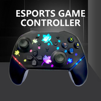 2024 Venta caliente Gamepad inalámbrico juego Joystick controladores de juego para Nintendo Switch controlador de juego con luz RGB