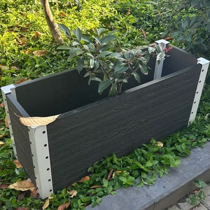 Fabricant de haute qualité Design moderne jardinière extérieure boîtes grand Rectangle métal fleur planteur Pot Pots de fleurs jardinières - Product Image 1