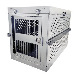 Gümüş 48 "XXL büyük ağır katlanabilir köpek sandık katlanabilir evcil hayvan kafesi köpek bölmesi - Product Image 6