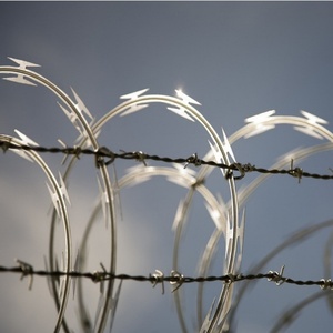 Người GIÁM HỘ dao cạo giá rẻ và cerca veddspan Chất lượng cao barb dây giá mỗi cuộn mạ kẽm dây thép gai trang trại hàng rào nhà Máy Giá - Product Image 4