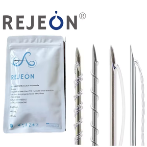 Melhores Vendas no Atacado de Fios Absorvíveis Seguros PCL PLLA PDO Tornado com Agulha Espiral Afiada para Levantamento e Preenchimento de Peito e Glúteos - Product Image 1