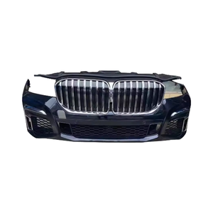 Para BMW F02 F01 730 740 750 760 montaje de parachoques delantero de coche montaje de boca delantera Faro de red medio ventilador electrónico Radiato - Product Image 6