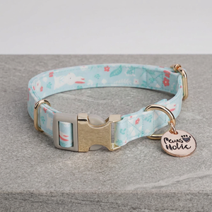 Luxury Elegant Modern Fashion Design Printed Cotton Dog <b>Collar</b> Soft and Durable Accessory Personalized OEM ODM Wholesale - Product Image 1
