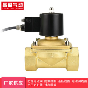 วาล์วระบายน้ำแม่เหล็กไฟฟ้า Changying 220V AC ไอน้ำ 0-1MPa วาล์วสองทางแบบมุม - Product Image 5