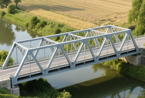 Pont en acier à structure métallique de longue durée de vie, pont en acier à arche, pont Bailey, fabriqué en Chine - Product Image 6