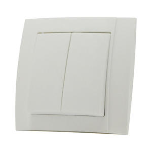 MVAVA-<span class=keywords><strong>Panel</strong></span> de PC a precios económicos de fábrica, 1 Banda, 2 bandas de potencia, toma eléctrica dual de la UE, botón pulsador de pared para el hogar, interruptores de luz y enchufe - Product Image 2