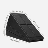 Barre de traction EPP réglable en 3 parties avec pédale inclinée pour yoga, fitness, exercices, étirements, squats profonds et entraînement des jambes