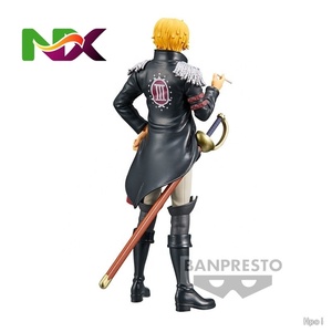 Figuras de Acción de Anime One Piece de 17 cm, Sanji, <span class=keywords><strong>Zoro</strong></span>, Luffy, en Traje Negro de Grand Line, Hechas de PVC, Estilo de Dibujos Animados, Manualidades de Plástico - Product Image 5