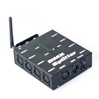 Sahne işık kablosuz 8 kanal DMX512 Splitter/DMX 8 yollu sinyal amplifikatörü