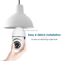 Kamera Bohlam Lampu Pintar FTYcampro E27 Termurah, Pelacakan Otomatis Dalam Ruangan, Full HD, IP Smart WiFi, Kamera Keamanan Bohlam Lampu
