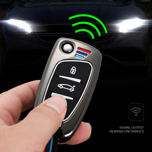 Étui de protection pour clé de voiture en alliage de zinc et gel de silice pour <span class=keywords><strong>Peugeot</strong></span> DS Citroën Versailles C5X Sega FT Porte-clés Porte-clés Sac - Product Image 6