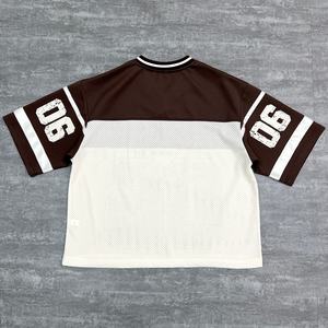 Camiseta Deportiva de Malla Vintage Premium, Cuello en V, Corte Recortado, para Hombre, con Estampado Gráfico, Talla Grande, Fabricante - Product Image 2