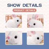 W2TOY Mainan Boneka Anak Lucu Keluarga Kelinci Klasik Teman Kartun Elektrik Berjalan Desain Monster Kecil Grosir Pabrik 3+
