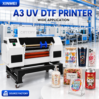 Impresora UV DTF Roll-to-Roll XINMEI Nueva A3 para Película AB, Etiquetas de Transferencia Personalizadas, Impresora de 300 mm