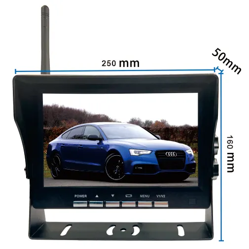 10 אינץ' אלחוטי tft lcd לרכב צג רוורס חליפת HD לכל רכב 4 שפות מצלמת דאש Dvr מקליט גיבוי קדמי כפול