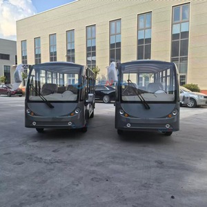 High-quality gray 4+1 <b>row</b> sightseeing bus factory selling low-priced sightseeing bus park attractions available - Product Image 5