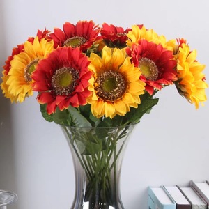 Girasol Artificial flores <span class=keywords><strong>son</strong></span> para casa decoración boda flores - Product Image 2