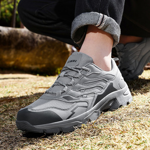 Zapatos de Trekking para Hombre, Talla Grande, Antideslizantes, Duraderos, Anti-colisión, Transpirables, para Campismo, Senderismo y Deportes de Montaña - Product Image 2