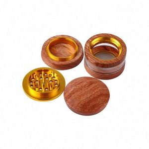 New Arrival Wooden <b>Herb</b> <b>Grinder</b> With Window Custom Logo - Product Image 5