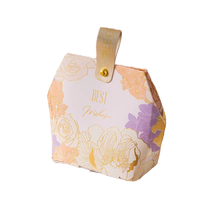 QI YUAN Recycelbare Elegante Schleife Blumen-Hochzeitsgeschenkbox mit Wellpappe Prägung Matt-Laminierung Band