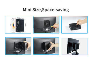 อัลตร้ามินิพีซีสี่แกน J3710จอแสดงผลสาม Barebone มินิพีซีสำหรับตู้ระบบข้อมูลแบบโต้ตอบ - Product Image 5