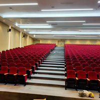 Lutrins d'église, auditoriums d'école et de théâtre sièges pliants salles de conférences luxueuses tables et chaises en rangée